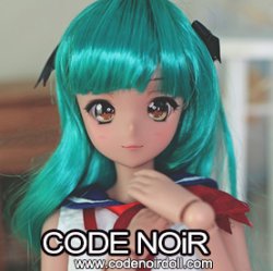 CLW000206 Teal Long Wavy