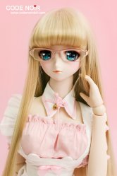 CAC000042 Gold Semi-Rimless Glasses for SD