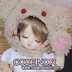 CYD000175 Latte Teddy Heart