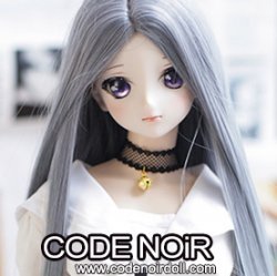 CLW000209 Grey x Green Bangless Long Straight