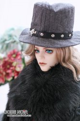 CAC000052 Grey Gentleman Hat for SD Size